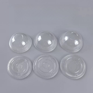 Capsules de gobelets en PET biodégradables, légères et durables, 89/90-98 mm, sans BPA, anti-déversement, pour café, thé au lait, smoothie - Product Image 1