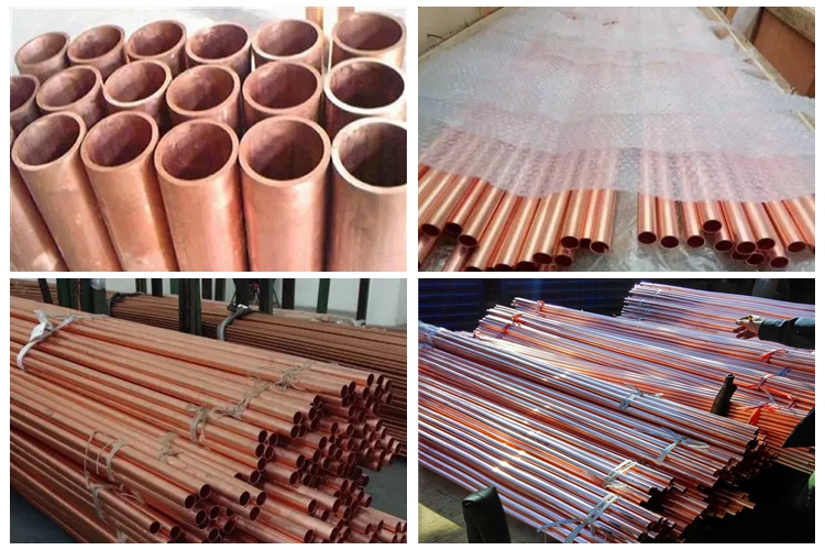 Big Diameter Copper Tubes High Quality Customized Heat Copper Pipe