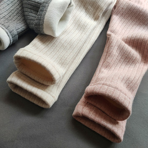 <span class=keywords><strong>Leggings</strong></span> Casual Eleganti per Ragazze Autunno Inverno, Pantaloni Slim-Fit Stile Coreano per Bambine, Pantaloni Caldi Foderati in Pile Lavorato a Maglia - Product Image 4
