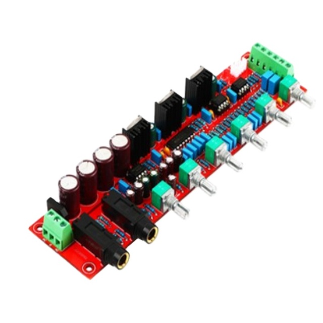 Microphone Karaoke Tone Board PT2399 NE5532 Mixer Panel High and Bass Adjustment AC12V - 15 V Power Supply YJ