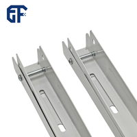 Support mural réglable en métal robuste pour mini-split électrique, vente en gros d'usine, pour unités extérieures de 9000 à 18000 BTU, compatible pompe à chaleur