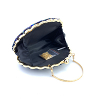 Nouveau sac de soirée à paillettes fait main style chinois vintage perlé brodé à la main femmes pochette