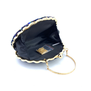 Nuova borsa da sera con paillettes fatta a mano vintage stile cinese <span class=keywords><strong>pochette</strong></span> ricamata a mano - Product Image 4