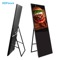 Portable 43 49 55 pouces LCD numérique affiche écran tactile intérieur publicité signalisation affichage magasin de détail ascenseurs kiosque inclus
