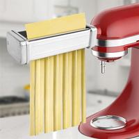 Ensemble d'accessoires pour machine à pâtes KitchenAid, 3 pièces, en acier inoxydable, pour rouleau et coupe-pâtes, directement de l'usine
