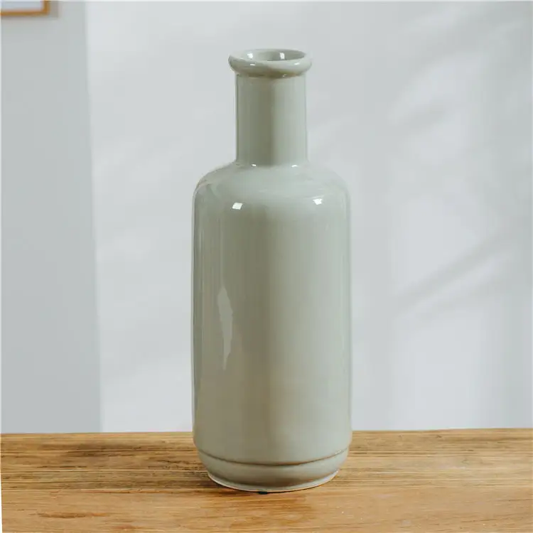 Design minimalista porcellana ornamento per interni arte vasi di fiori decorazione domestica personalizzata vasi moderni in ceramica