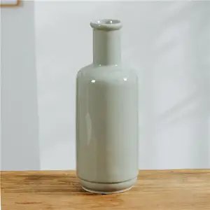 Vases en porcelaine au design minimaliste, ornement d'intérieur, art floral, décoration de maison personnalisée, vases en céramique modernes