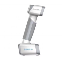 Scanner 3D portable Einscan H H2 à source de lumière blanche, couleur du corps humain, cheveux noirs