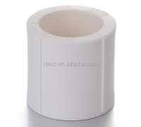DESO AENOR WRAS ISO Certificat Blanc PPR Tee Coude Douille 32Mm PPR Raccord de Tuyau pour Alimentation en Eau