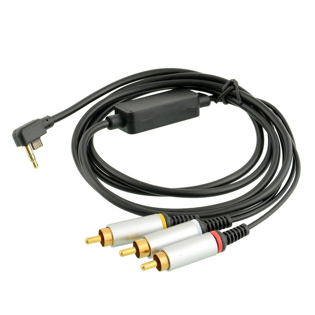 Replacement 1.5m Audio Video Line for PSP2000/3000 AV Cable Repair Parts Accessories