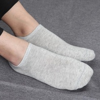 Chaussettes courtes unisexe jetables noires, blanches et grises, prêtes à l'emploi, pour le voyage et le quotidien – Vente en gros à prix abordable