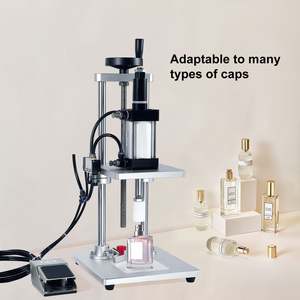Machine de scellage pneumatique semi-automatique de bureau pour bouteilles en verre, petite machine de capsulage pneumatique pour huiles essentielles et parfums - Product Image 5
