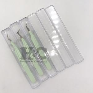 Nuevo Tubo para Pinzas de Extensión de Pestañas, Tubo Sólido para Pinzas de Pestañas de Visón Planas, Recién Llegado, Hermosas Pinzas para Pestañas, Logotipo Sostenible, MOQ Bajo - Product Image 2