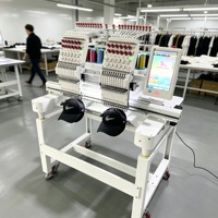 Machine à broder informatisée personnalisée 1000 tr/min avec 400-500 mm pour la broderie de casquettes