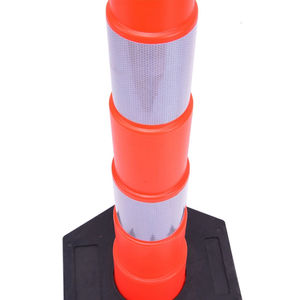 مقبض حلقة محمولة من البلاستيك لوقوف السيارات دليل علامة آخر تشانليزور مخروط حاجز الطريق تحذير سلامة المرور وظيفة محدد - Product Image 4