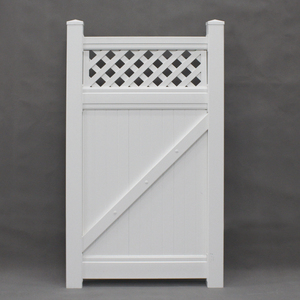 Longjie PVC Elegant Multipurpose Fence Gate For Garden Highway Ranch House Pool Pet House Etc.