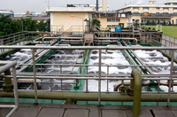 Peralatan Pemurnian Air Limbah Kimia Pertambangan Minyak Batubara Sistem Membran MBR MBBR 50-5000 TPD Baja Karbon ISO9001 CE Pompa