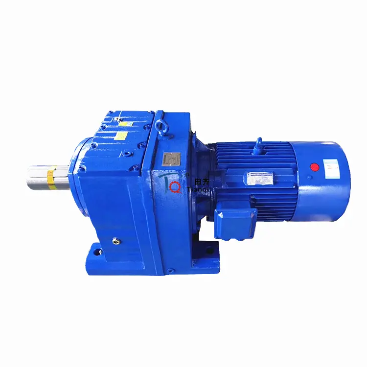 R RF97 107 type helical gearbox with 1 hp gear motor