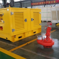 Pompe à eaux usées submersible hydraulique OEM 60-80 lpm, débit élevé 320 m³/h, pompe à déchets sur mesure basée sur plans, usine