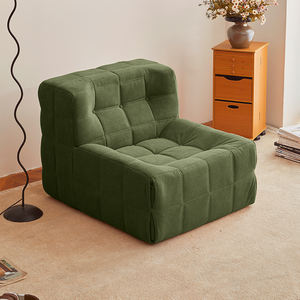 أريكة مضغوطة فاخرة حديثة أثاث غرفة معيشة فاخر على شكل مربع للفنادق والفيلات والمدارس - Product Image 1