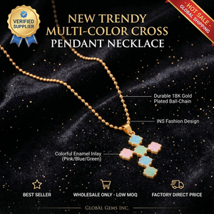 Collier tendance transfrontalier avec pendentif carré géométrique en <span class=keywords><strong>grille</strong></span>, base en acier inoxydable, pour boutique Shopify - Product Image 1