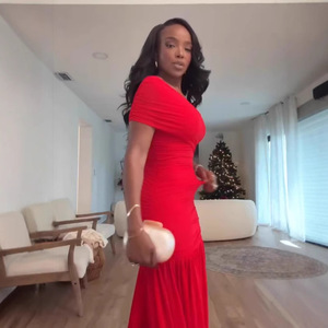 Rivenditore <span class=keywords><strong>Online</strong></span> moda Sexy colletto Slant monospalla festa unico maglia Maxi abito da sera senza maniche eleganti <span class=keywords><strong>abiti</strong></span> da sera - Product Image 3