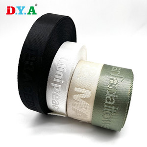 Sangle en <span class=keywords><strong>nylon</strong></span> jacquard avec logo personnalisé, sangle en <span class=keywords><strong>nylon</strong></span> 3D avec logo pour sangle de sac à main - Product Image 6