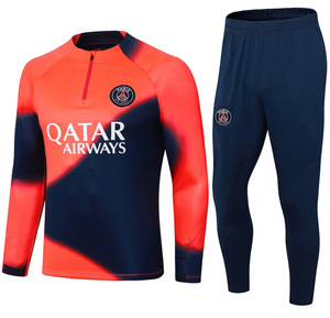 Combinaisons d'entraînement de football - Paris, Charnieux, AC Milan, Dortmund, Marseille, Ajax, Combinaisons de football à manches longues - Product Image 1