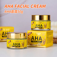 Crème Visage à la Niacinamide AHA Réduit les Rides Fines Lisse la Peau Éclaircissante Hydratante Vitamine E Crème Visage pour Peaux Sèches