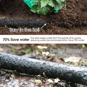 Tubo Irrigazione a Goccia ad Alta Pressione da 12mm, Micro Irrigazione 1/2" Anti-Invecchiamento Eco-Friendly per Giardino, Aiuole, Fiori e Alberi - Product Image 3