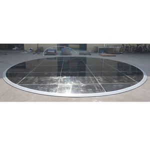 Piste de danse ronde en aluminium portable à installation rapide pour allée - Product Image 6