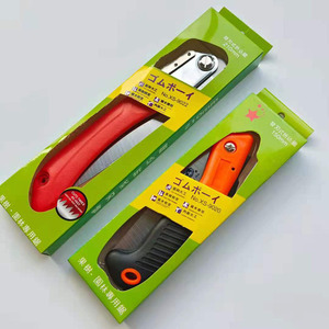 Scie pliante avec lame de 150 mm, design papillon, pour l'élagage du jardin, la menuiserie, la coupe du bois en extérieur, avec poignée en PVC - Product Image 4