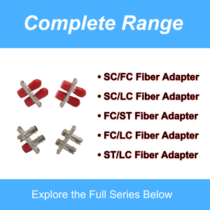 Zifonic FC-ST Duplex đa sợi quang Adapter <span class=keywords><strong>Coupler</strong></span> cho FTTx 850/1310/1550nm tốc độ cao trung tâm dữ liệu & kết nối internet - Product Image 2