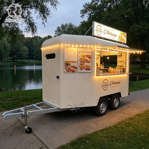 Trailer Makanan Bergerak OEM <span class=keywords><strong>Burger</strong></span> Concession, Trailer Concession Ukuran Kustom, Truk Makanan Stainless Steel Flattop Dengan Dapur Lengkap - Product Image 5