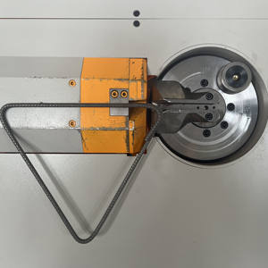 Dobladora automática de estribos de barras de refuerzo CNC para construcción de puentes 80 m/min Alimentación 360 ° Rotación Procesamiento de doble barra Núcleo PLC - Product Image 4