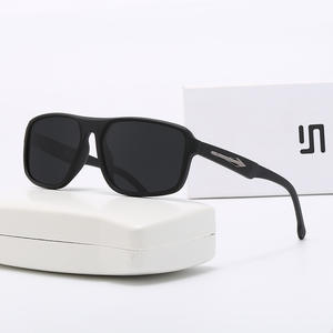 Gafas de sol polarizadas para conducir, montura negra de PC, lentes TAC, UV400, antirreflejos, unisex, estilo deportivo para exteriores - Product Image 3