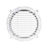 Système d'air frais, panneau d'accès encastré rond en ABS, trappe d'inspection de plafond à ouverture par torsion avec clip à ressort pour la ventilation intérieure