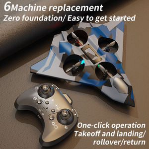 Aereo da Combattimento Telecomandato in Schiuma, Drone Giocattolo con Luci LED, Rotazione a 360° °   Giocattolo Volante con Funzione di Rotazione - Product Image 5