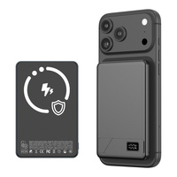 2026 CASUN PD20W Kapasitas Tinggi 5000mAh Ultra Tipis Pengisian Cepat Layar LED Power Bank Magnetik Nirkabel