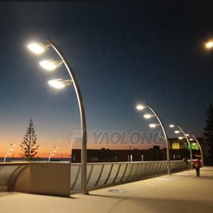 Bras de lampe décoratif pour Arc de grande taille, nouveauté, recourbé, en acier inoxydable, 8M, 10M, 12M, rond/carré/simple bras Double bras, livraison gratuite, 10 — 15 jours - Product Image 2