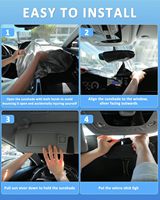 Parasol Plegable para Parabrisas Delantero de Automóvil con Protección UV de 4 Capas y Aislamiento Térmico para BMW X1 F8 2016-2022