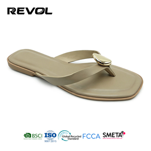 Sandales tongs pour femmes à bout carré, souples et confortables, tendance estivale, style décontracté, vente directe d'usine - Product Image 1