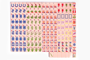 Ensemble de Mahjong de Luxe Écologique et Durable pour la Famille - Tuiles en Acrylique/Lucite - Portable et Résistant à l'Eau pour <span class=keywords><strong>Bar</strong></span>, Voyage et Jeux - Product Image 6
