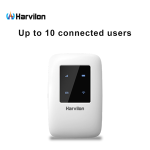 เราเตอร์ไร้สาย <span class=keywords><strong>MF837</strong></span>ฮาร์วใช้ในบ้าน VoIP VPN Cat4 Type-C Mini WIFI 6 3000mAh 300Mbps - Product Image 1