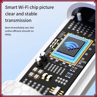 China LED Visual inalámbrico dedicado Wifi Chip 5MP Earpick Ear Cleaner con cámara Smart Metal goma oreja cuchara oreja cera eliminación