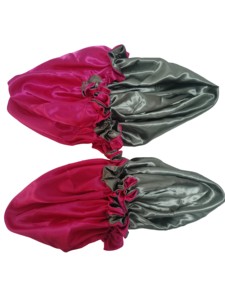 Bonnets et foulards personnalisés avec logo Mommy Me, bonnet en satin pour enfants et femmes, ajustable, pour cheveux bouclés naturels - Product Image 4