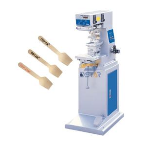 Machine d'impression <span class=keywords><strong>tampon</strong></span> pneumatique 1 couleur pour cuillères en bois et cuillères en plastique, avec coupelle d'encre, prix usine - Product Image 2