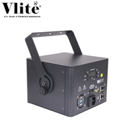 Luz Láser Vlite 5W RGB Animación 3D para Teléfono Móvil, Control por Aplicación, 60W de Potencia Máxima, Logotipos Editables, Letras, Gobos, Bodas, Escenarios