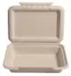 Muestra gratis <span class=keywords><strong>Barato</strong></span> 9X6 "Desechable Ecológico Comida rápida Envasado Microondas Clamshell Lunch Container Cajas - Product Image 2