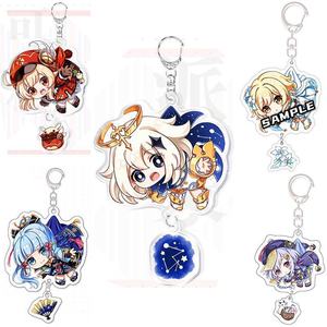 Llavero de Cosplay Kawaii de Dibujos Animados del Juego Genshin Impact 2024, Yae Miko, Wanderer, Tartaglia, Nahida, Kaedehara <span class=keywords><strong>Kazuha</strong></span>, <span class=keywords><strong>Hu</strong></span> <span class=keywords><strong>Tao</strong></span> - Product Image 6